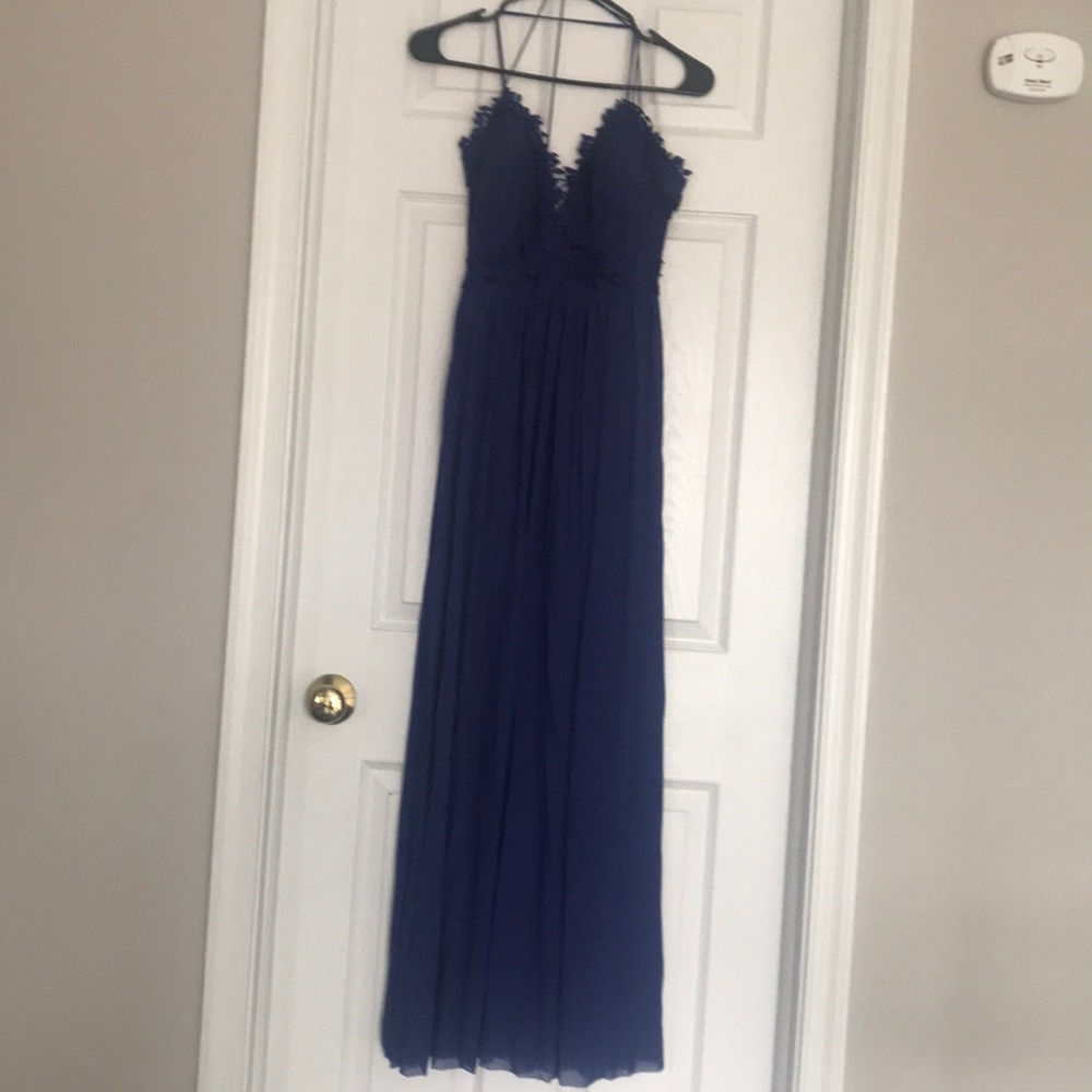 Long blue dress - Picture 2 of 8
